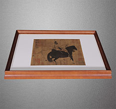 嘉峪关市书画装裱配框服务案例